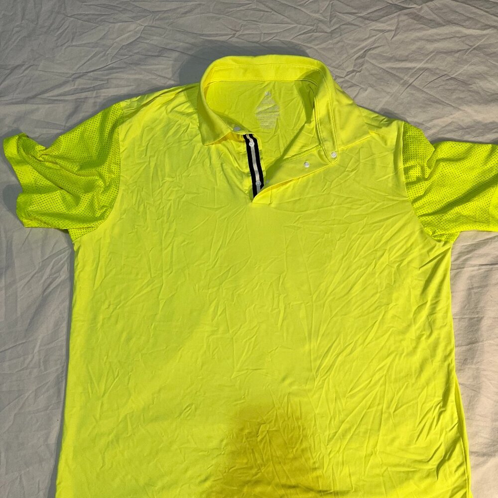 Mens Golf Polo mesh sleeves Size XL